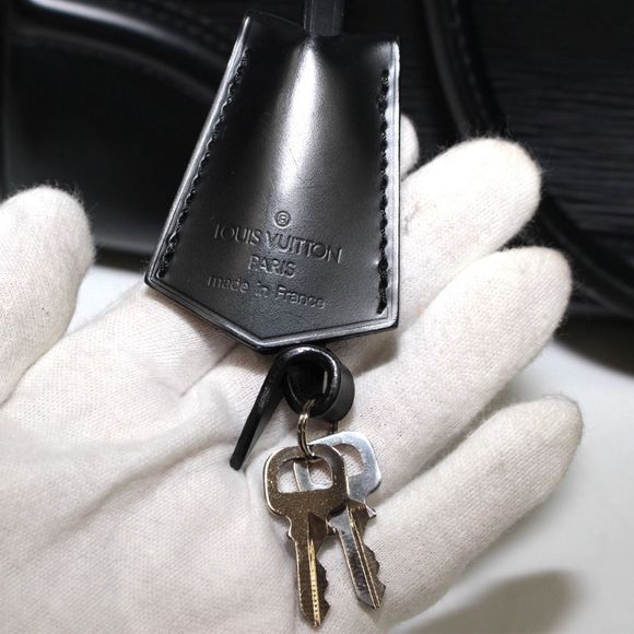 Louis Vuitton Montaigne PM Epi Leather Noir Black Handbag - Picture 6 of 7